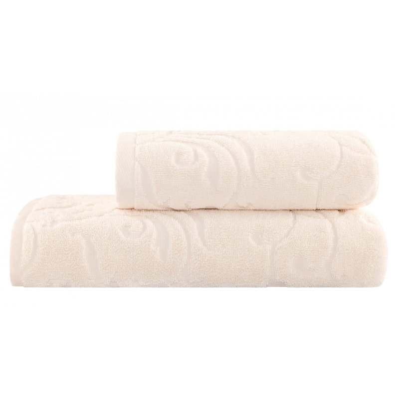 Serviette de bain Aliesha-May, Écru