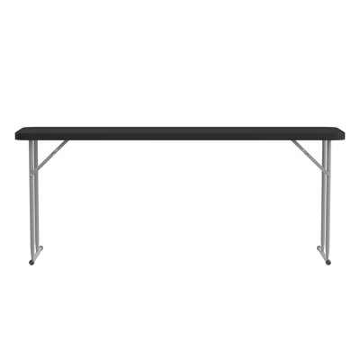 Table rectangulaire pliante en plastique pour l'entraînement et les événements Parker