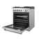 Lazio 30-inch Gas Range Stainless Steel, 5 Burners 70,000 BTU, 4.32 cu.ft. Convection Oven