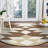 Hand Tufted Wool Geometric Indoor Rug-1057856286