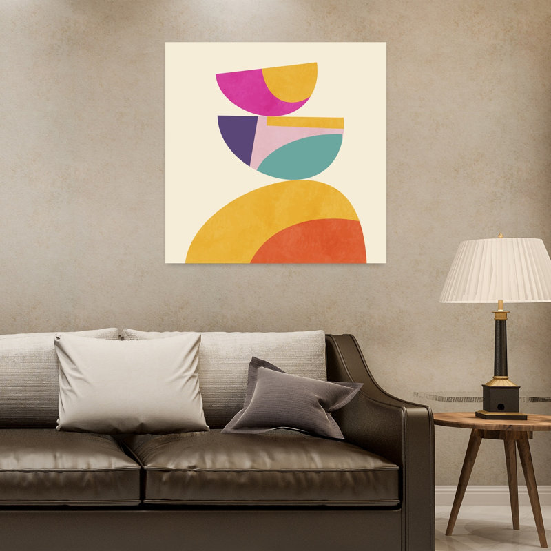 Art contemporain, art contemporain abstrait, H 32 po x l 32 po