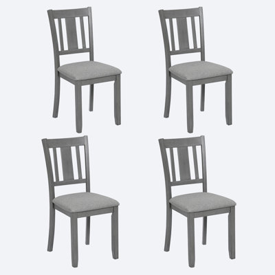 Ensemble de 4 chaises de salle à manger en bois