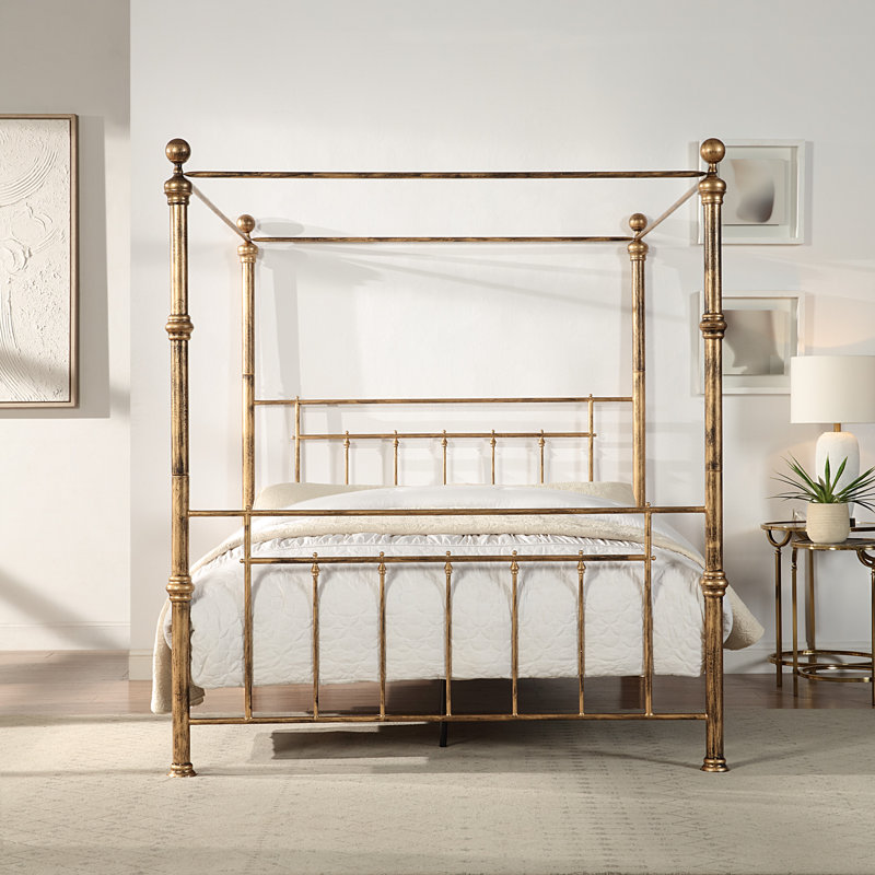 Freudenburg Metal Bed, Small Double - DE (128 x 200.5 cm)