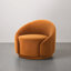 Fauteuil demi-tonneau pivotant rembourré Aunna-198877770