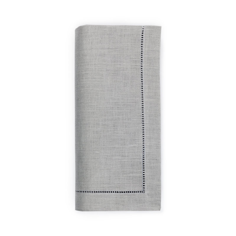 Festival Linen Rectangle Napkins, Gray