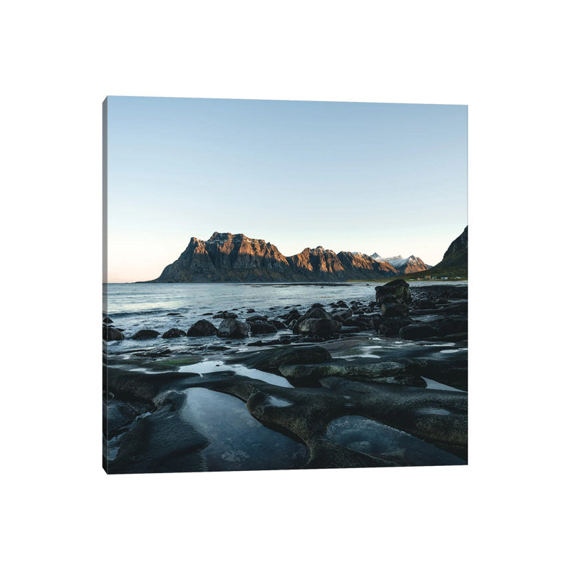Stone Beach by Fabian Fortmann - Wrapped Canvas Print, 30.48 cm H x 30.48 cm W