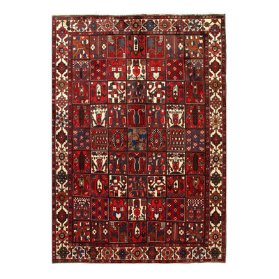 One-of-a-Kind Rectangle 6'11" x 9'11" Hand Knotted Area Rug