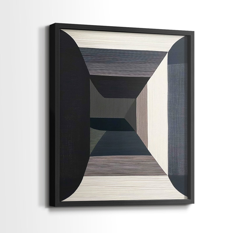 "ABSTRACT Series DCLxxxx" par J Paul, Noir, noir, noir, noir, H 11 po x l 9 po