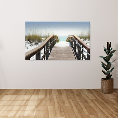 "Be Happy Walkway" par Nan, reproduction sur toile