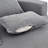 57.5" W Oversized Corduroy Upholstered 360° Swivel Round Accent Barrel Chair-1496819956