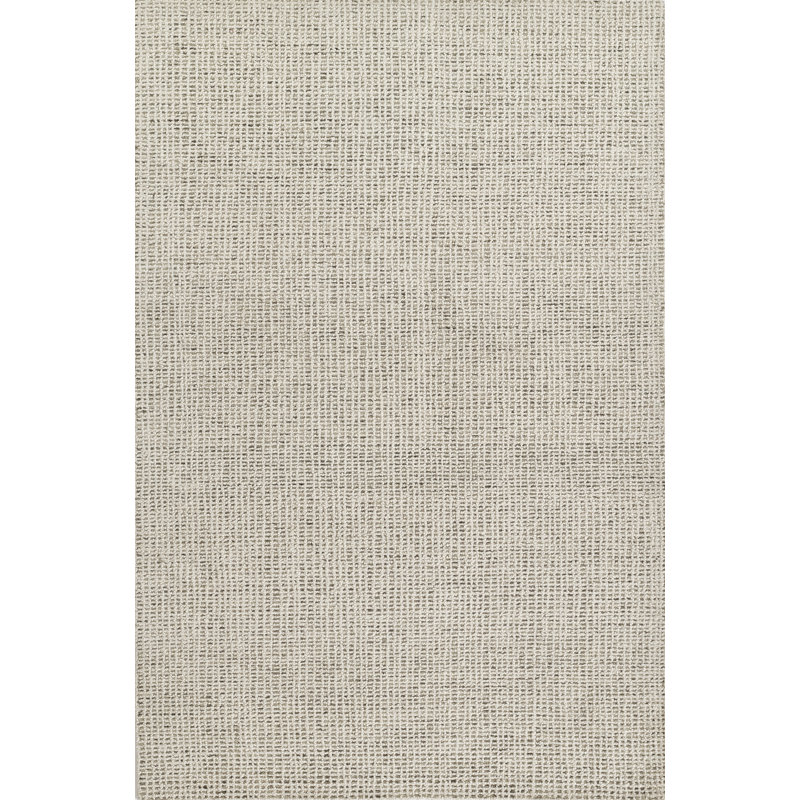 Thomas Hand Tufted Wool Abstract Area Rug in Ivory/Grey, Rectangle 8'10" x 11'10"