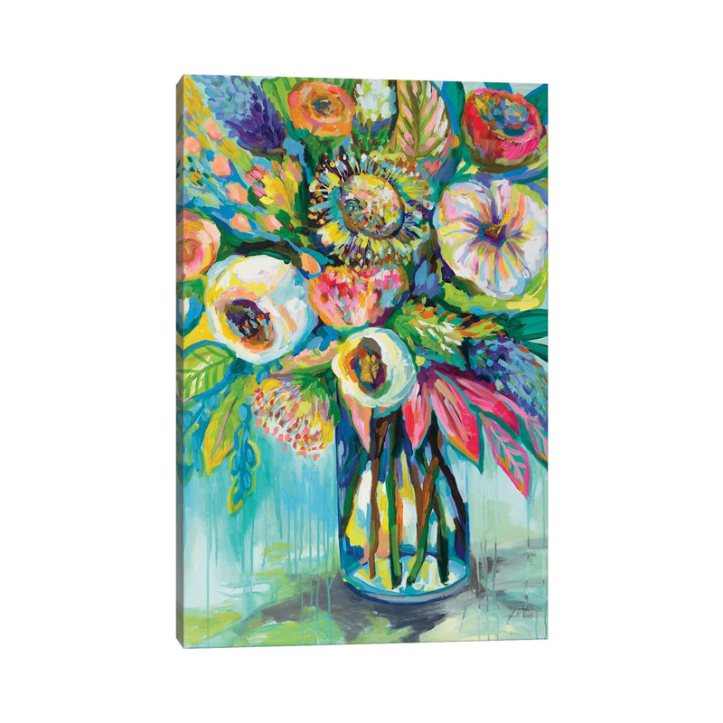 Color Burst by Jeanette Vertentes - Wrapped Canvas Gallery-Wrapped Canvas Giclée, 66.04 cm H x 45.72 cm W