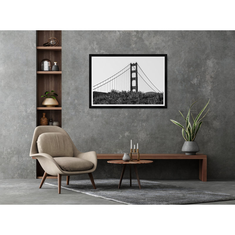 Golden Gate Bridge Tower Iii Print by Tim Klein