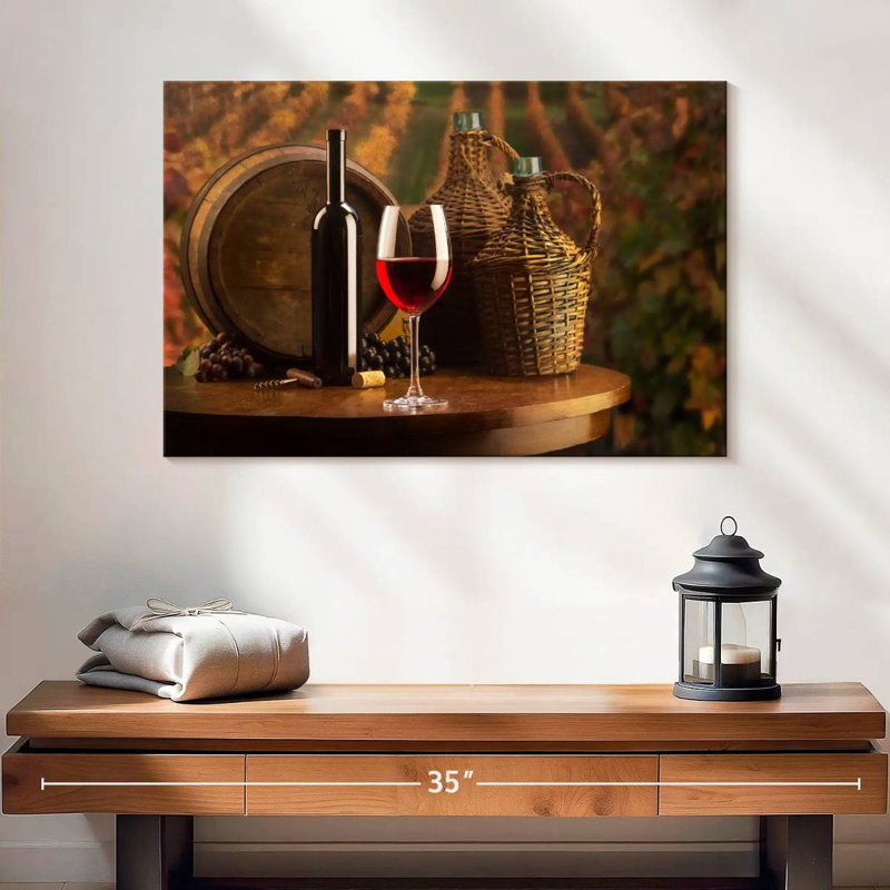 Yarlin Vineyard Red Wine Sampling, 32" H x 48" W