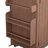  60.2'' Rustic Outdoor Kitchen Island With Wheels, Solid Fir Wood & Stainless Steel Top-124945278