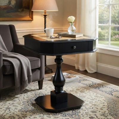 Table de jeu Boen pour backgammon, tiroir à pièces, plateau de 28 pouces, base tournée noire