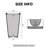 20 in. Large Stone Gray Concrete Tall Cylinder Planter / Pot with Drainage Hole for Indoor & Outdoor(Upgraded Interior)-164190060-164190057-164190056