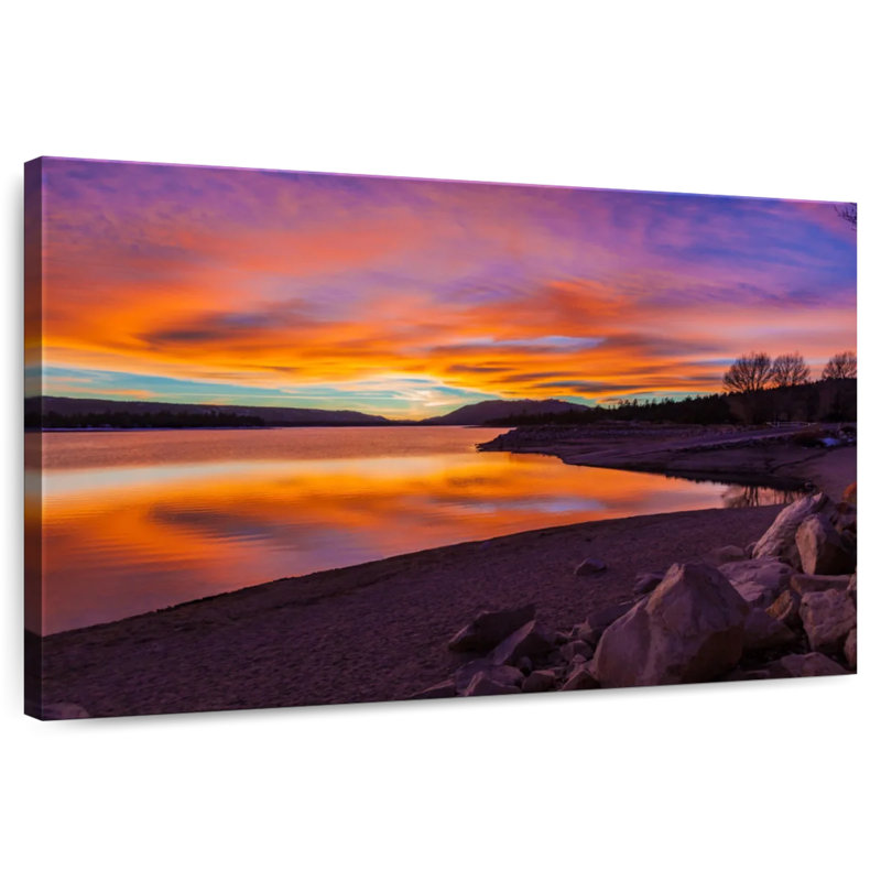Alvord Big Bear Lake, 34" H x 51" W
