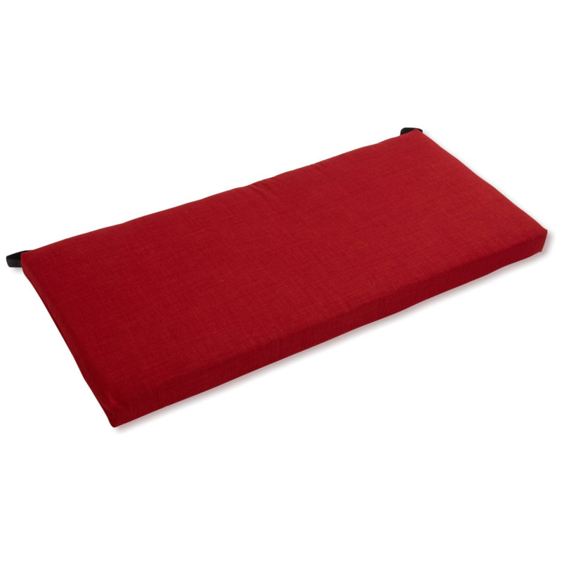 Coussin de siège d'extérieur, H 3 po x l 45 po x P 19 po, Paprika