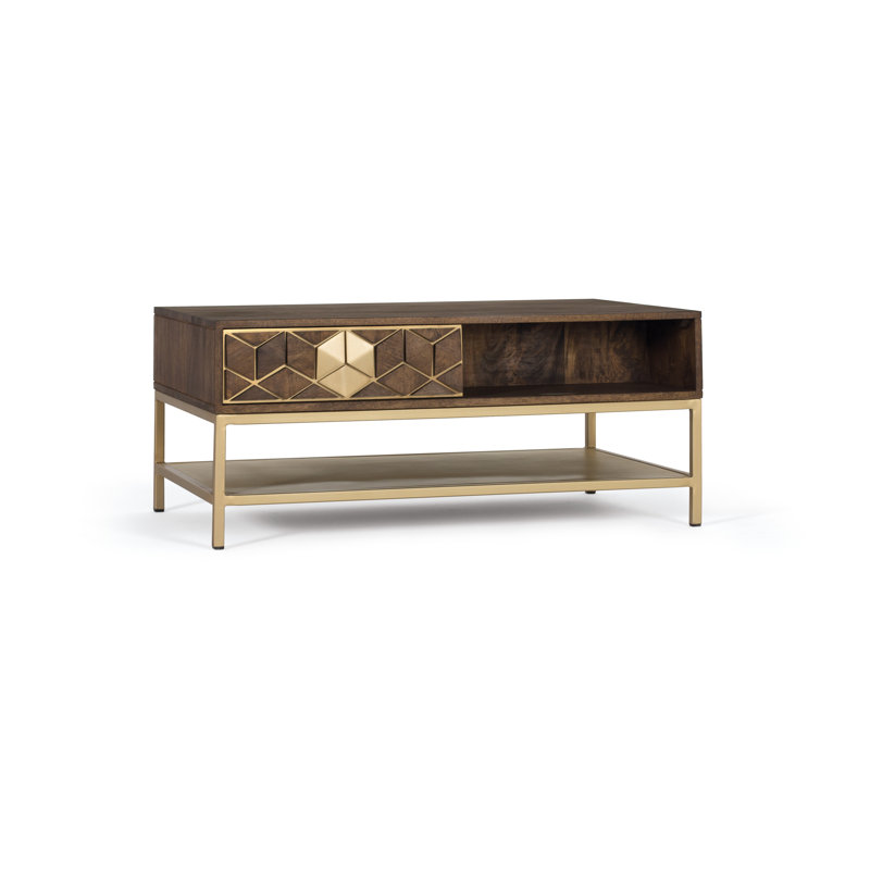 Aliou Four Leg Coffee Table with Storage