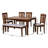 6 - Person Four Leg Dining Set-274889574-274889573