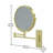 Acierno Aluminium Circle Mirror-1802594653