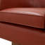 Chaise pivotante en cuir caramel-1398921121