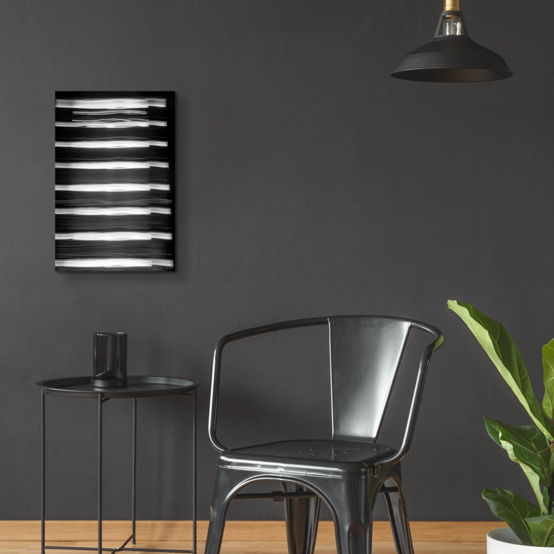  'Brushed Light Streak' by Life BeautifuLEE Acrylic Glass Wall Art, 16" x 24"