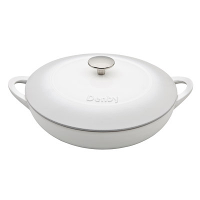 Denby 3.8L / 30cm Cast Iron Round Shallow Casserole