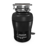 Equator 3/4HP Garbage Disposer Quiet 2-Stage Grinding Continuous Feed 360° Clean