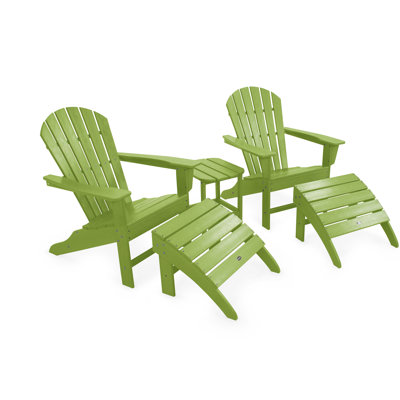 POLYWOOD South Beach Adirondack 5-Piece Set
