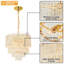 Empire Chandelier with Crystal Accents-215139743