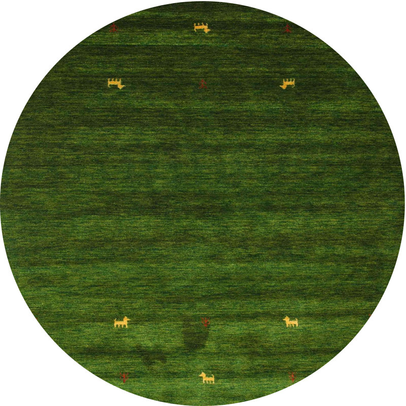 Tapis vert contemporain Guanaja, Rond 6 pi