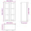 Vidaxl Hanging Cabinet With Storage Riga Artisan Oak 60 X 31 X 100 Cm-121217658-121217663
