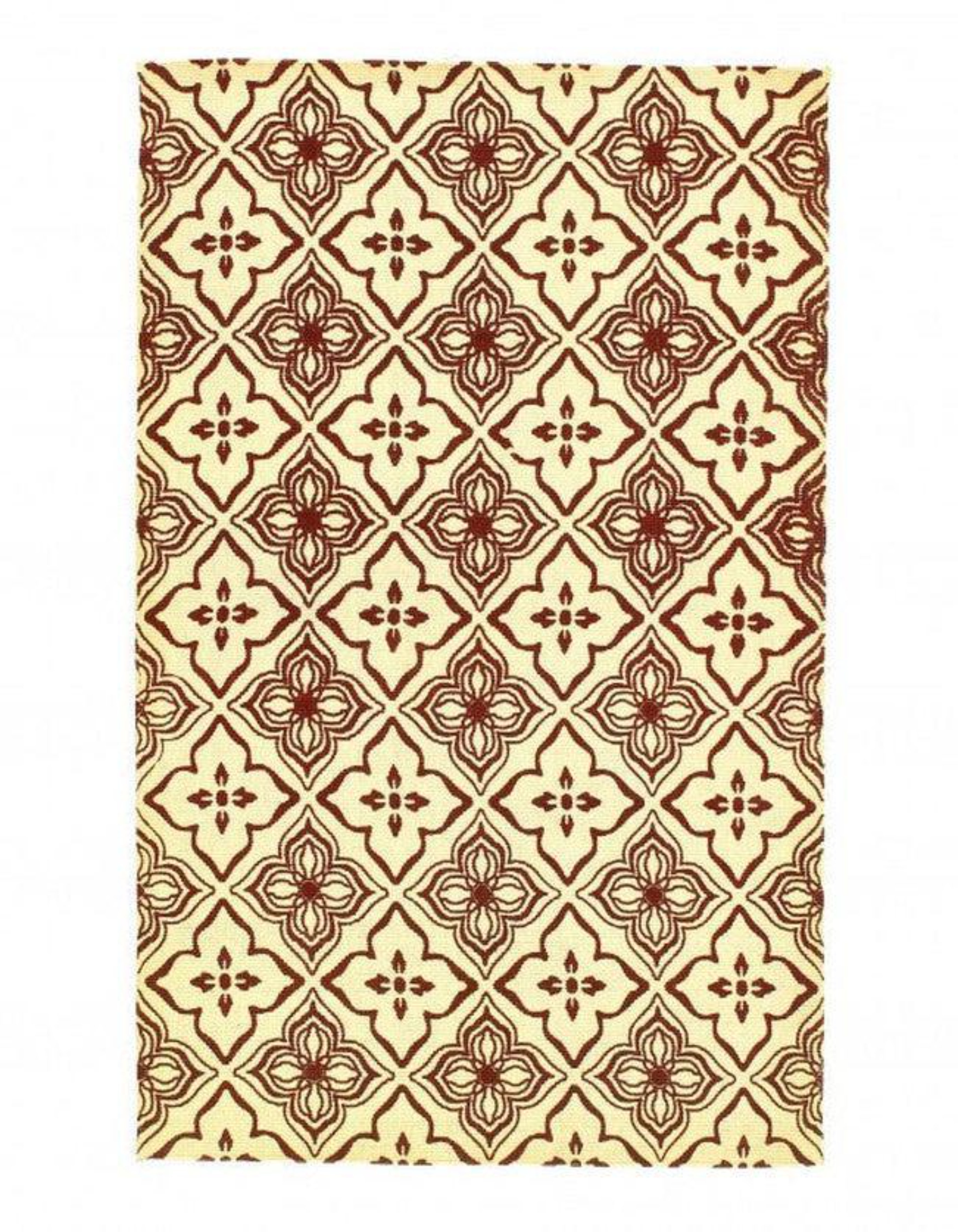 Isabelline Mekaylah Geometric Handmade Rectangle 3'2" x 5'1" Wool ...