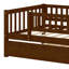 Lit de jour en bois avec couchette et barrière de sécurité-676169167-676169169