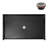 72 in. x 36 in. ADA Compliant Alcove Acrylic Shower Base in Glossy Black With Center Drain, Drain Included-114639120