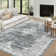 Machine Washable Area Rug for Living Room Vintage Bedroom Rug Non Slip Throw Rugs Soft Non Shedding Low Pile Stain Resistant Carpet for Dining Room