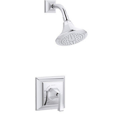 Memoirs Stately Rite-Temp Shower Valve Trim with Deco Lever Handle and 2.5 Gpm Showerhead