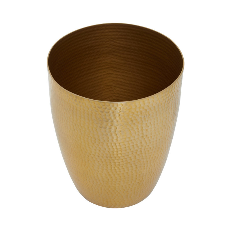 Strout Stainless Steel Open Waste Bin - 8L, Gold