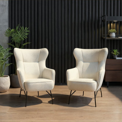 Rainer Upholstered Accent Chair, Set Of 2
