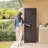 74.8" Tall 3 Shelf Storage Cabinet in Espresso