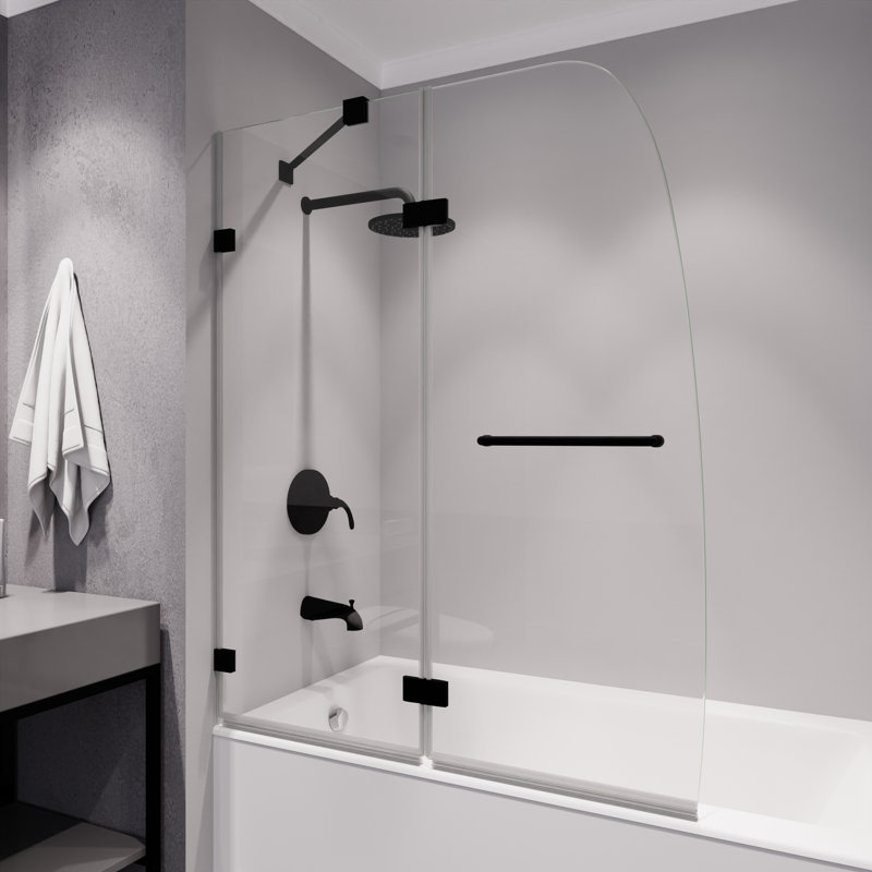 Porte de baignoire pivotante sans cadre l 48 po x H 58 po Pacific Series
