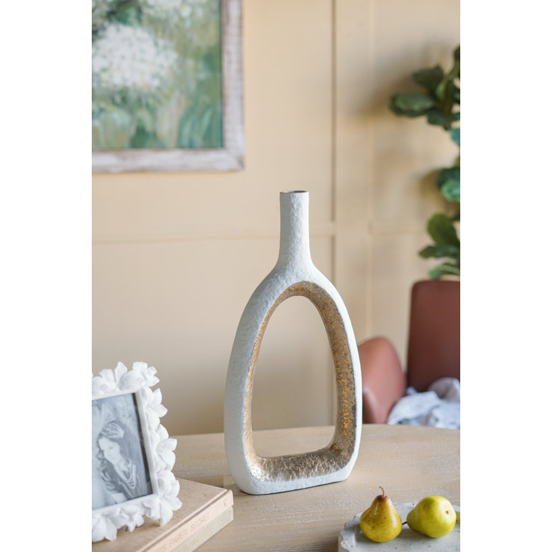10X3x19.5" Decorative Vase, 19.3" H x 10" W x 3" D