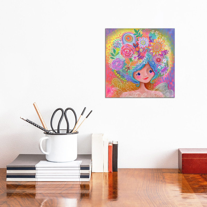Garden Fairy by Stephanie Corfee - Gallery-Wrapped Canvas Giclée on Canvas, 30.48 cm H x 30.48 cm W, Canvas
