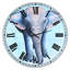Horloge murale peinte-40145793