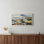 Marsh Light Gold Framed Print Wall Art