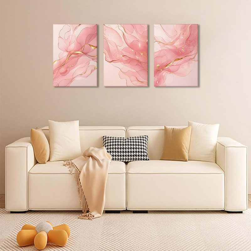 3 Piece Wrapped Canvas Print, 40 cm H x 30 cm W