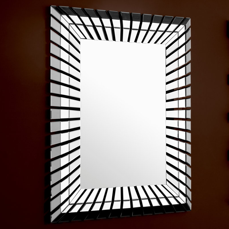 Granduca Beveled Wall Mirror, Silver