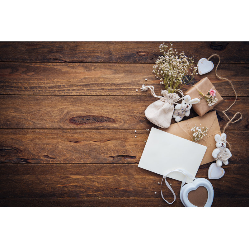 Wedding Invitation - Wrapped Canvas Print, 20cm H x 30cm W x 3.8cm D